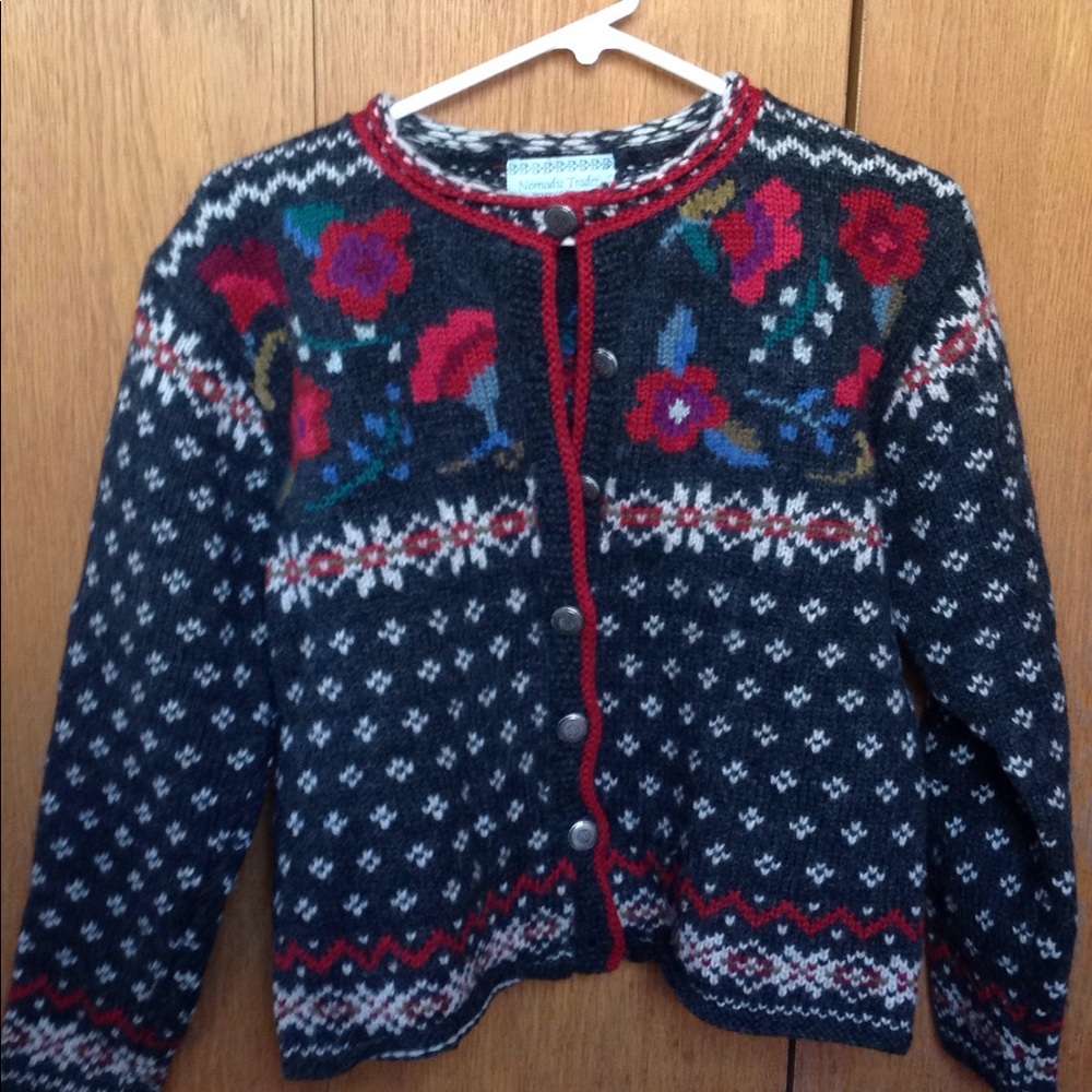 Nomadic Traders Wool Sweater - image 1